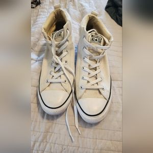 White high top Converse